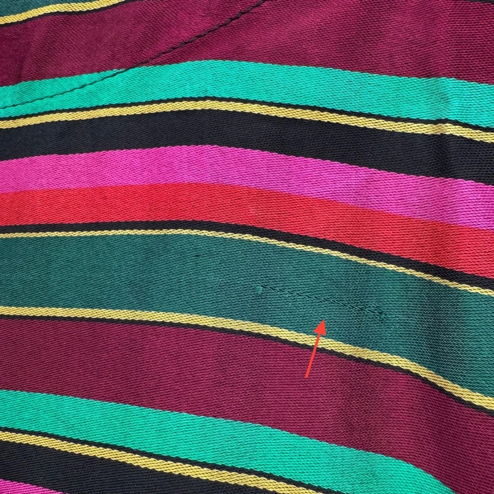 TRINA TURK Women On the Rocks Stripe Boat Neck Top Size S Red Pink Holiday Party - Picture 8 of 12
